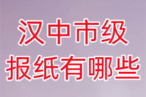 漢中市級報(bào)紙有哪些